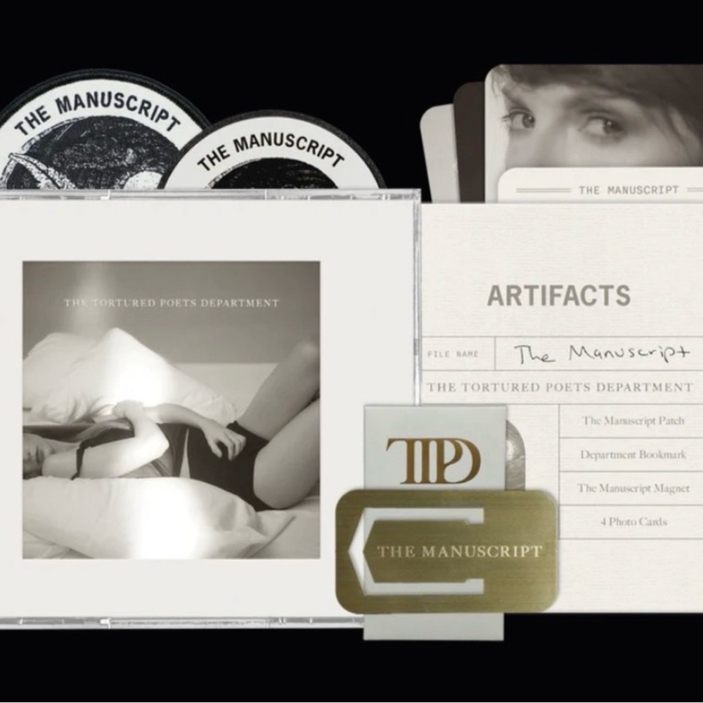 THE TORTURED POETS DEPARTMENT COLLECTOR'S EDITION DELUXE CD + "THE MANUSCRIPT